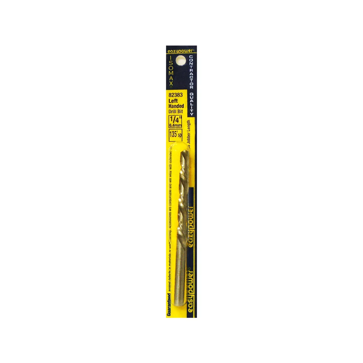1/8 In. High Speed Steel 135 Degree Left Hand Drill Bit