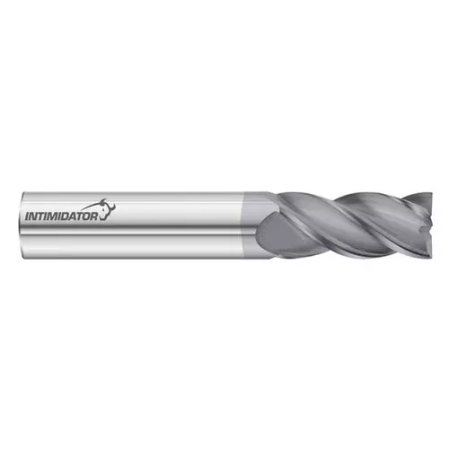 Fullerton Tool 93806 | 12.00mm Diameter x 12.00mm Shank x 27.00mm LOC x 76.00mm OAL 4 Flute FC18 Solid Carbide Square End Mill