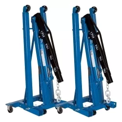 K Tool International KTI63421-2 2-pk of 1.5-Ton Foldable Engine Crane with Fast Rise KTool XD (qty. 2)