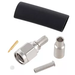 SMA Male Connector Crimp/Solder Attachment for LMR-100, RG174, RG188, RG316